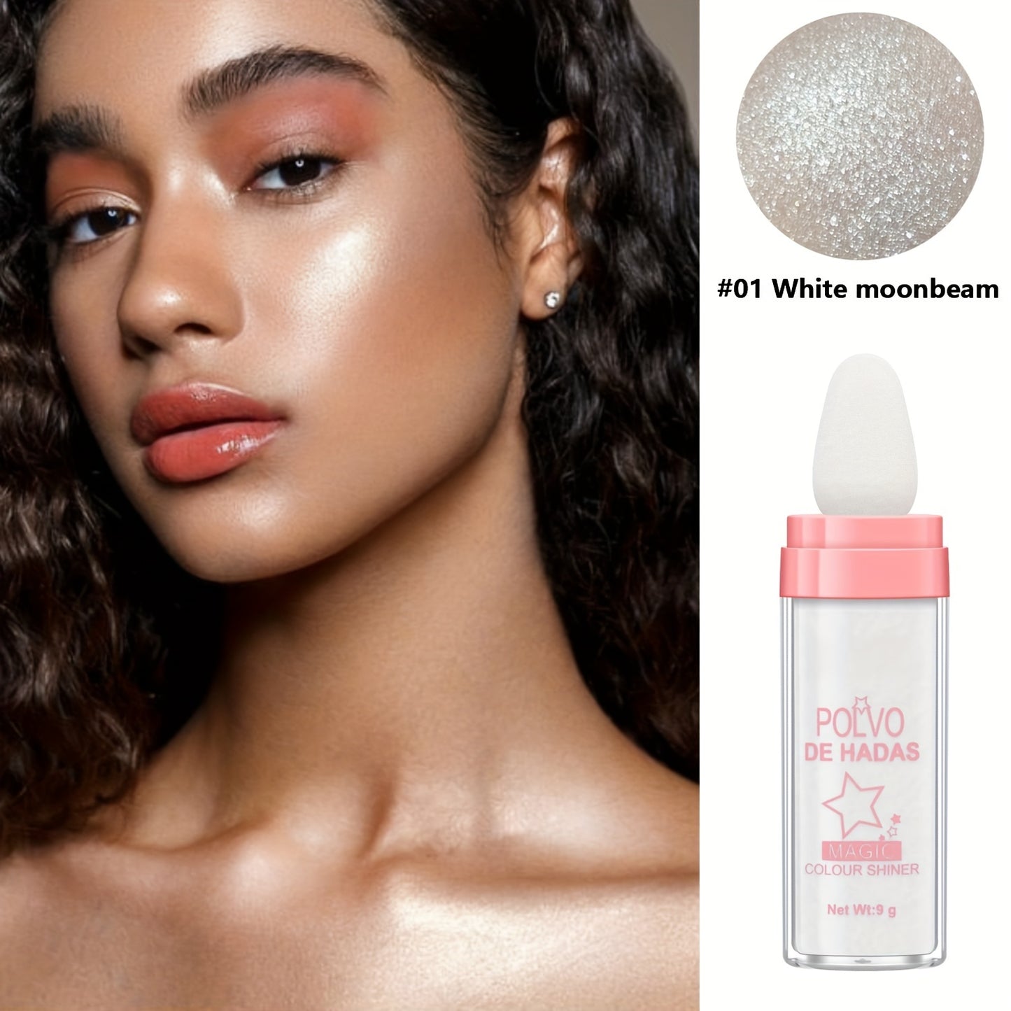 Magic Full Body Contouring Fairy Dust Highlight - Pearlescent Clavicle and Face Sparkling Glitter