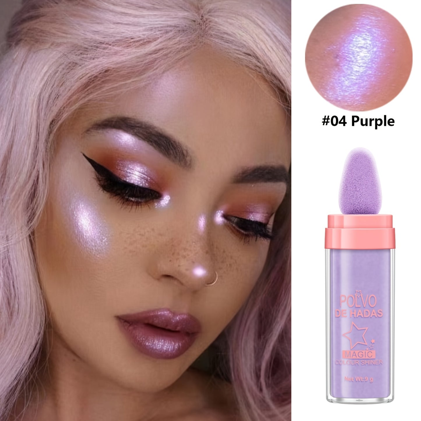 Magic Full Body Contouring Fairy Dust Highlight - Pearlescent Clavicle and Face Sparkling Glitter
