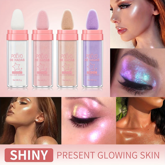 Magic Full Body Contouring Fairy Dust Highlight  - Pearlescent Clavicle and Face Sparkling Glitter