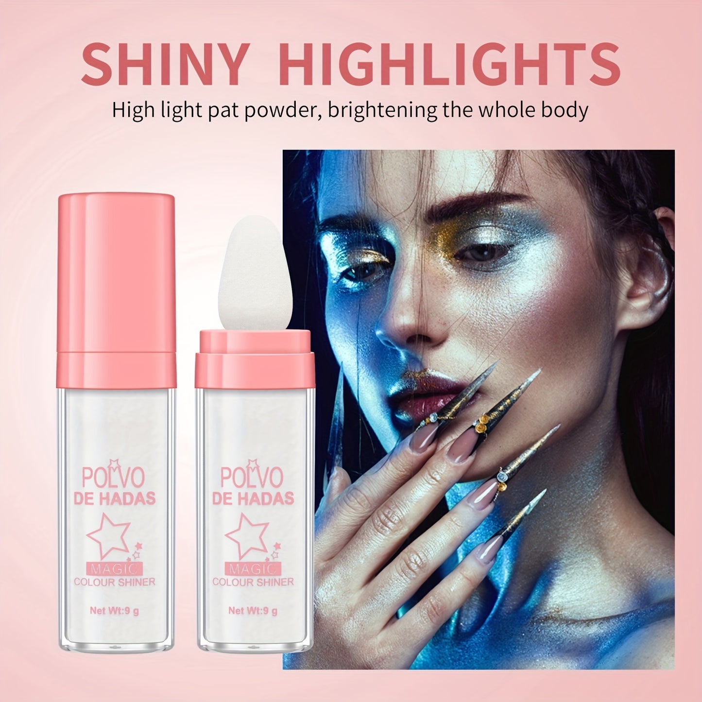 Magic Full Body Contouring Fairy Dust Highlight  - Pearlescent Clavicle and Face Sparkling Glitter