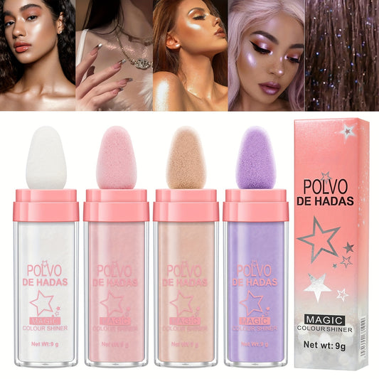 Magic Full Body Contouring Fairy Dust Highlight  - Pearlescent Clavicle and Face Sparkling Glitter